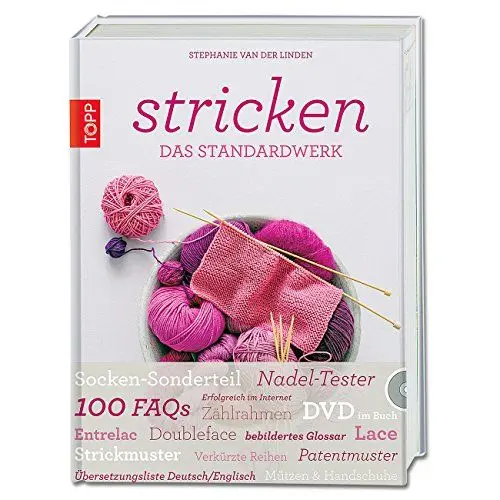 Produktbild: Stricken, m. 1 DVD: Das Standardwerk. Mit Zählrähmen, Nadeltester, 3 Garnkärtchen und 4 Maschenmarkieren