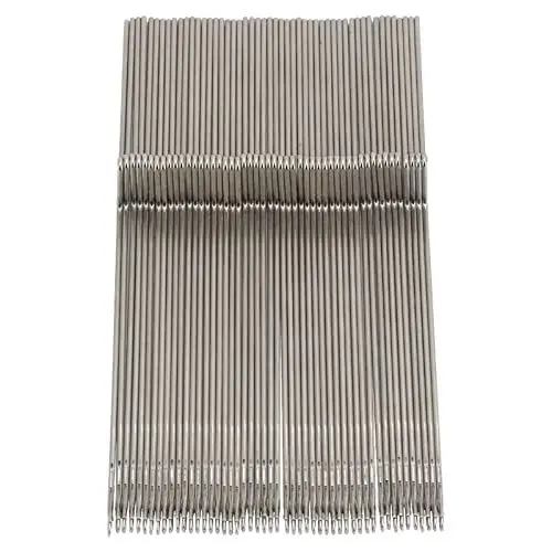 Produktbild: Strickmaschinennadeln, 50 Stück, 12 Cm, Stahlwebnadeln, Webwerkzeug, Weber, Stoff, Nähen, DIY-Bastelzubehör, Passend für die Strickmaschine KR830, KR838, KR850