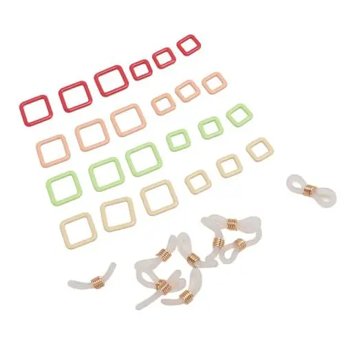 Produktbild: Stricknadelstopper, Maschenmarkierer, Häkelstichmarkierer aus Eisen, Strickzubehör, Zubehör für die Herstellung von Halsketten, die Herstellung von Armbändern, die Herstellung