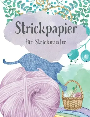 Produktbild: Strickpapier für Strickmuster: Hilfe für Strick und Häkelarbeiten Verhältnis 4:5