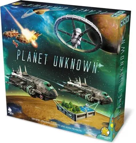 Produktbild: Strohmann Games, Planet Unknown, Kennerspiel, Strategiespiel, 1-6 Spieler, Ab 10+ Jahren, 70 Minuten, Deutsch