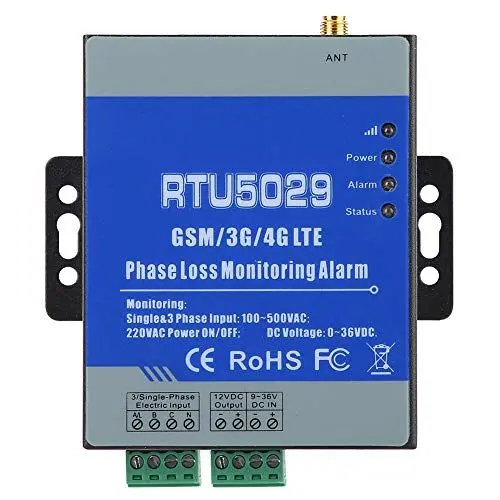 Produktbild: Stromausfall Alarm RTU5029 GSM Alarm, Unterstützt Drahtlose Sirenen Fernbedienung Überwachung, bei Stromausfalls und Wiederherstellung des Alarmnetzwerks (EU)