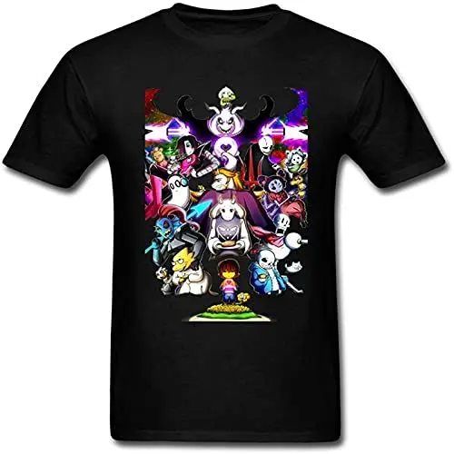 Produktbild: Strong Durability Undertale Characters Filled with Determination Men's T-Shirt Black S