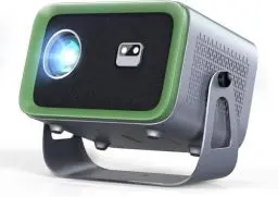 Produktbild: <strong>Autofokus Beamer mit 360° Drehbarem Ständer:</strong> Mini Beamer 4K Unterstützt, 20000L Native 1080P WiFi6 Bluetooth Beamer, 50% Zoom Videoprojektor Heimkino 300'' Display, Kompatibel mit TV Stick/Smartphone