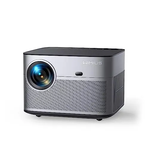 Produktbild: <strong>Autofokus/Trapezkorrektur:</strong>  Beamer, 28000 Lumen WiFi Bluetooth Beamer 4K Heimkino Full HD 1080P, Unterstützung kompatibel mit Fire Stick,X-Box,PS5,Laptop,USB,Handy Projektor