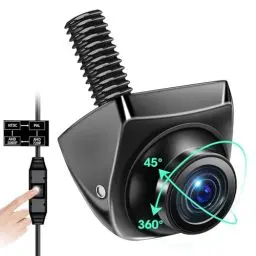Produktbild: <strong>Hohe Kompatibilität:</strong> Rückfahrkamera 360° Drehbar Rückfahrkamera Auto Unterstützt AHD 1080P/720P/NTSC/PAL Modelle Rückfahrkameras für Auto Wohnmobil Super Nachtsicht IP69K Einparkhilfe 170° Weitwinkel