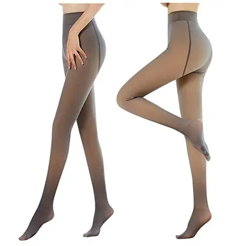 Produktbild: StrüMpfe FüR Langstreckenflug Running Socks Women Socken Fuß Damen Durchdringender Samt Dicker Elastischer Super 320G Durchdringender 2PCS Plus Skin Socken MäDchen 35 38 Herren (Brown, One size)