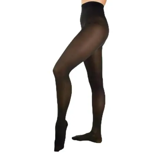 Produktbild: Strumpfhosen Damen Winter Thermo Strumpfhose Fleece Gefütterte Thermostrumpfhosen Warm und Transparent Winterstrumpfhose Makellose Beine Thermostrumpfhose Leggins für Damen Frauen (Schwarz 220g)