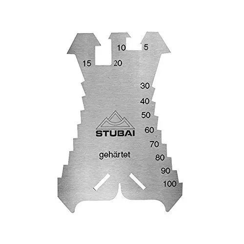 Produktbild: Stubai 278601 Anreißschablone 1, 3 mm, gehärtet140x100 mm
