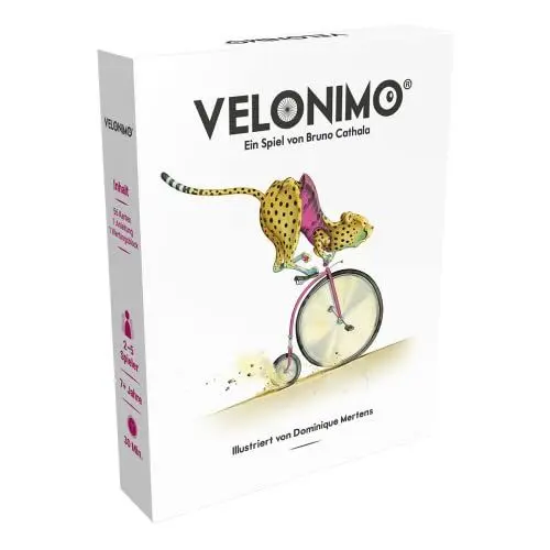Produktbild: Studio Stratosphéres | Velonimo | Familienspiel | Kartenspiel | 2-5 Spieler | Ab 7+ Jahren | 20+ Minuten | Deutsch