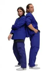 Produktbild: Studio Untold Damen große Größen Übergrößen Plus Size Blazer, Oversized, Rücken-Knopfleiste, Revers, Langarm, Unisex blau XXL 828771746-XXL