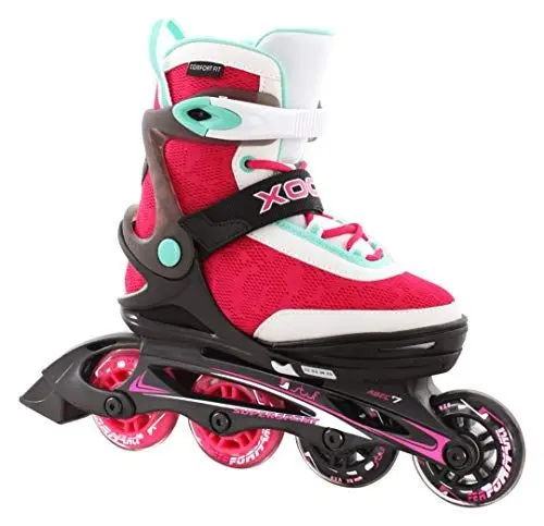 Produktbild: Stuf XOOM 2 Girl Inline Skate 2021 White/Black/pink, 38-41