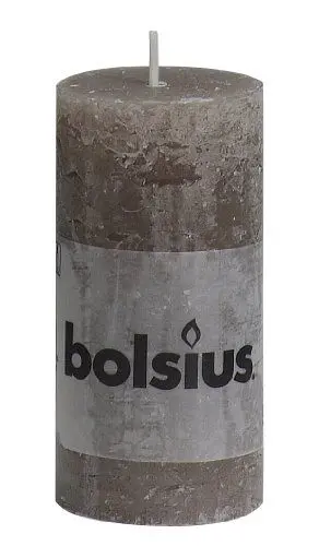 Produktbild: Stumpenkerze Rustic 100 x 50mm taupe