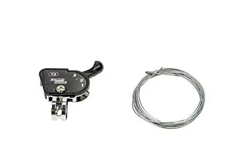 Produktbild: Sturmey Archer Unisex – Erwachsene Schalthebel-2110012000 Schalthebel, Schwarz, 3-Fach