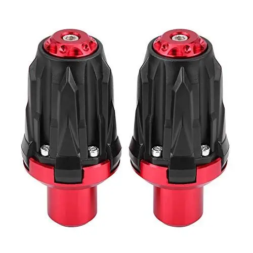 Produktbild: Sturzpads Motorrad, Sturzpads 1 Paar 10mm Motorrad Auspuff Sturzpads für Motorrad Anti Crash Pad Sturzschutz Motorrad Sturzpad Sturzschutz(Rot)