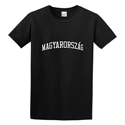 Produktbild: Stylish Apparel Funny Souvenir Gift Idea Hungary Attila Budapest Men's T-Shirt Casual Tee Summer Fashion Tops Clothing Black S