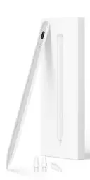 Produktbild: Stylus Stift für iPad 2018-2025 mit USB-C Schnellladeleistung, Palm Rejection und Neigungssensitivität Pencil für ipad 11/10/9/8/7/6, iPad mini 7/6/5, iPad Air M3/M2/5/4/3, i-Pad Pro M4 13