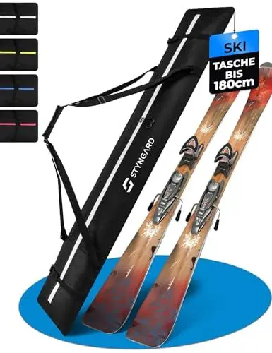 Produktbild: STYNGARD Skitasche 180 cm - Skisack aus Robustem Material - Modell Aspen