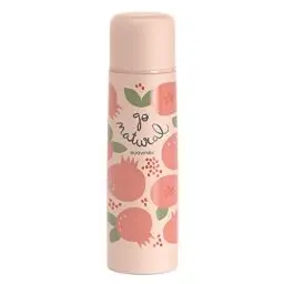 Produktbild: Suavinex, Thermoskanne Baby Unterwegs, Thermosflasche 500 ml Isolierflasche, Edelstahl, Hermetischer Schraubverschluss, Granatapfel, Koralle, 500 ml