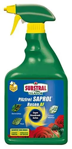 Produktbild: Substral Celaflor Pilzfrei Saprol Rosen AF, anwendungsfertiges Spray gegen Pilzkrankeiten an Rosen, 750 ml