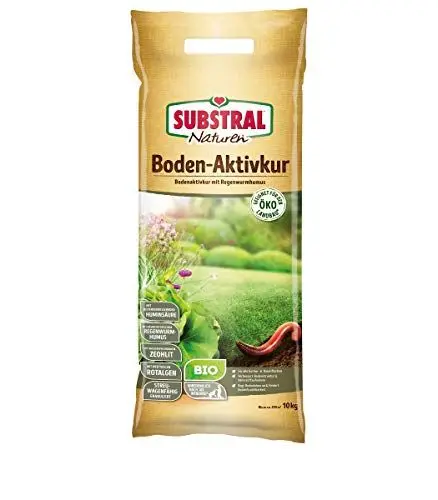 Produktbild: Substral Naturen Bio Bodenaktivkur, natürlicher Bodenaktivator und -verbesserer für Garten- und Rasen, 200m², 10kg, Boden-Aktivkur
