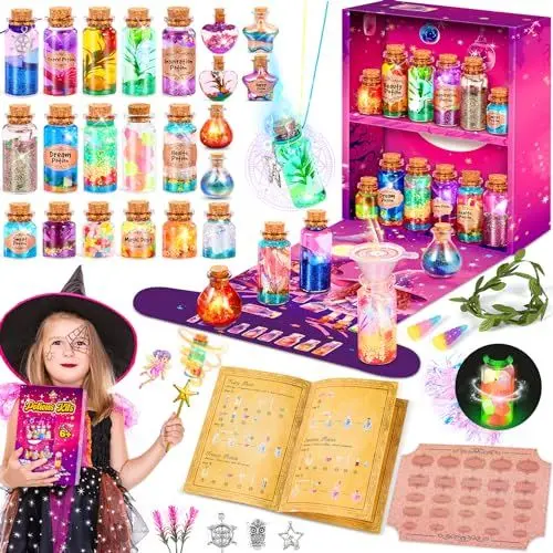 Produktbild: Subtail Creative Kreatives Geschenk Mädchen 6 7 8 9 10 11 Jahre - Zaubertrank Bastelset Kinder ab 6-12 Jahre -Basteln Mädchen 8 9 10 Jahre - Experimente Für Kinder Spielzeug ab 6 Jahre Mädchen