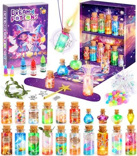 Produktbild: Subtail Kreative Geschenk für Kinder - Spielzeug ab 6 7 8 9 10 Jahre Mädchen & Jungen - Zaubertrank Set Bastelset Kinder ab 6-11 Jahre - Zaubermischung Basteln für Mädchen 8 9 10 Jahre