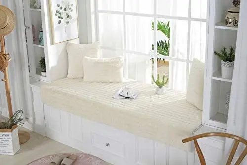Produktbild: SUCADA Maßgeschneiderte Plüsch-Sitzmatte für Erkerfenster, Sofa-Schonbezug, Teppiche, Tatami-Matte, verdickter, Rutschfester Couch-/Bank-Sitzbezug