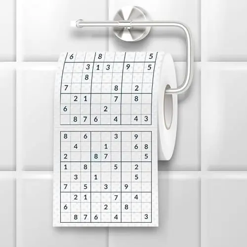 Produktbild: Sudoku Klopapier, Lustiges Toilettenpapier, Rätsel mit Sudoku