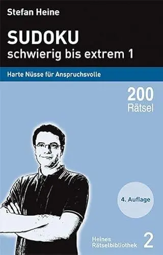 Produktbild: Sudoku - schwierig bis extrem 1: Harte Nüsse für Anspruchsvolle (Heines Rätselbibliothek)