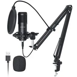 Produktbild: SUDOTACK USB-Kondensatormikrofon, professionelles PC-Nierenmikrofon für Podcasting, Aufnahme, YouTube, Home Studio, Voice Off