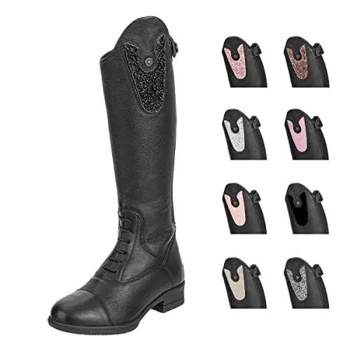 Produktbild: SUEDWIND FOOTWEAR Kinder-REIT-Stiefel »NOVA Kids Fun Leather« – Echtleder – Komfort-Einlegsohle – YKK – Anpassungsfähig – Atmungsaktiv – Austauschbare Oberteile, separat erhältlich - 39 N