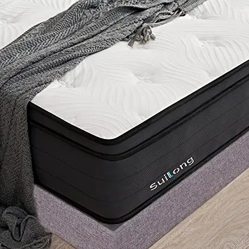 Produktbild: SuiLong Luxus-Premium-Matratze 180x200x30cm Härte H3 H4, Produziert nach Deutschem Qualitätsstandard,1.000er Tonnentaschenfederkernmatratze Rücken und Taillenschmerzen Lindern - 7-Zonen