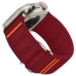Produktbild: Suitisbest Armband Kompatibel mit Apple Watch Ultra Armband 49mm 46mm 45mm 44mm 42mm, Nylon Sport Band mit S-Haken für Apple Watch Ultra 2 / Ultra SE Serie 10 9 8 7 6 5 4 3 2 1