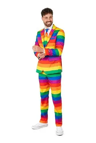 Produktbild: Suitmeister Herren Men Suit Business-Anzug Hosen-Set,Rainbow,S