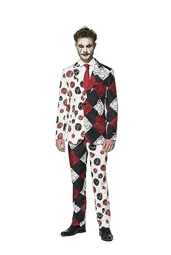 Produktbild: Suitmeister Herren Men Suit Business-Anzug Hosen-Set,Rot Clown,L