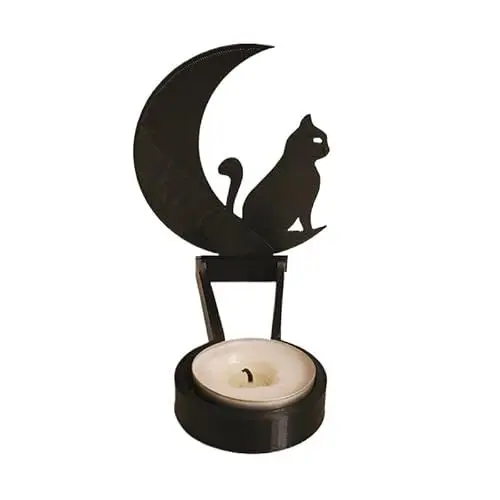 Produktbild: SUMKTO Halloween Dekoration Heim Halloween Projektor Schatten Film Requisiten Halloween Ornamente Horror Kerzenhalter Kerzen ständer Ornament