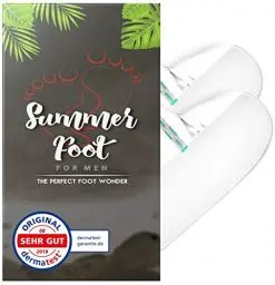 Produktbild: Summer Foot Premium Hornhaut-Socken for Men - Hornhaut Fußmaske für Männer - Maske für weiche Füße - Fußpflege - dermatologisch getestet
