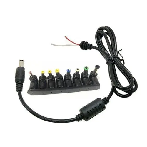 Produktbild: SUMMITDRAGON Mehrere Stecker DC5V 5.5x2.1mm Netzkabel Für Die Vielseitige Verwendung Mit Verschiedenen Geräten Und Gadgets 8 Stecker Laptop Netzteil