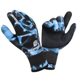 Produktbild: Summshall Neoprenhandschuhe 3mm Neopren Handschuhe für Damen Herren Thermisch Anti-Rutsch Wärmender Tauchhandschuhe mit elastischem Handgelenk zum Tauchen, Surfen, Schnorcheln