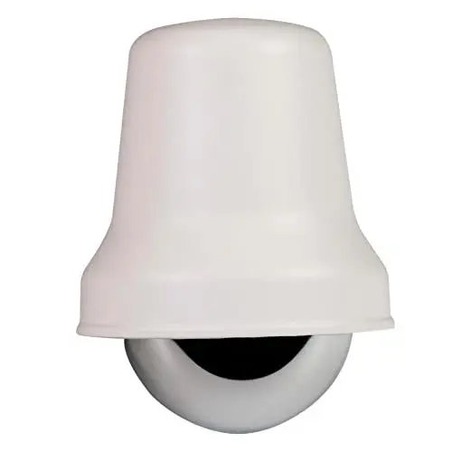 Produktbild: SUNDI Türklingel Klingel Haustür Türgong Klassisch Kunststoff Metall Weiß 24 V DNT-206/N-BIA
