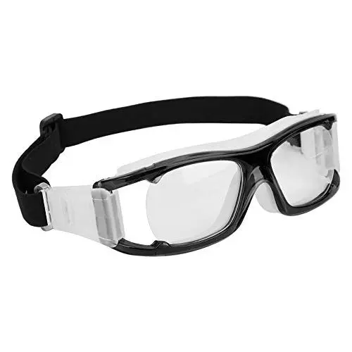 Produktbild: SUNFECILI Sportbrillen Fußball-Trainingsbrillen & Basketball-Trainingsbrillen, Lacrosse-Brillenrahmen Schutzbrillen Schutzbrillen für Radfahren, Fußball, Racquetball (Schwarz)