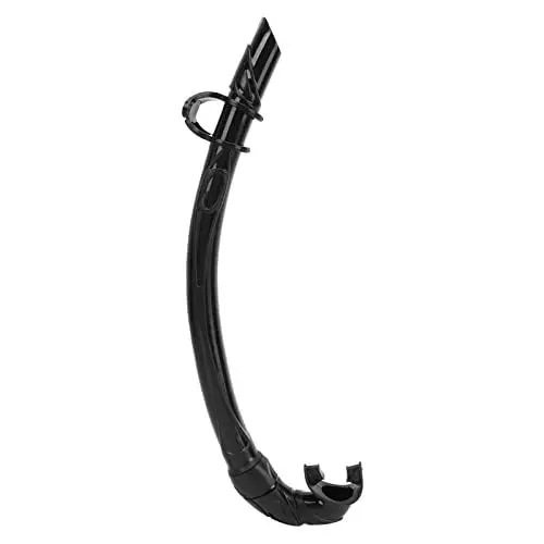 Produktbild: SUNFECILI Tauchschnorchel Easy Breather Schwimmschnorchel Trockenschnorchel, Weiches Mundstück aus PVC, Silikon, Leicht und Einfach zu Tragen, Zum Freitauchen, Schnorcheln, Angeln, Tauchen(Schwarz)