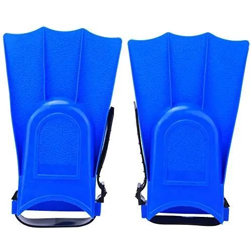 Produktbild: SUNGOOYUE 1 Paar Schwimmflossen für Kinder, Langlebig, Leicht, Tauchen, Schwimmen, Schnorcheln, Kurze PVC-Flossen für Sommerausrüstung(25 Yards -30 Yards-Blau)