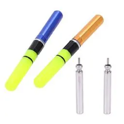 Produktbild: SUNGOOYUE 2 Stück Glühendes Licht Angeln Schwimmt Bobber, LED CR322 18mAh Elektronische Leicht zu Erkennen Nachtlicht Angeln Bobber