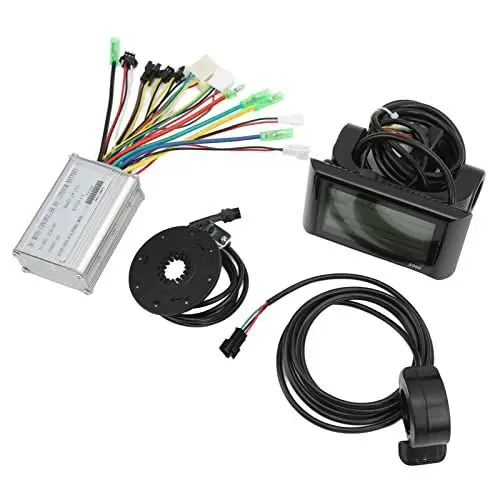 Produktbild: SUNGOOYUE 36V 48V Brushless Motor Controller Set, LCD-S900 Display 130X Thumb Throttle Power Assist Sensor Thumb Throttle Electric Bike DIY Kit