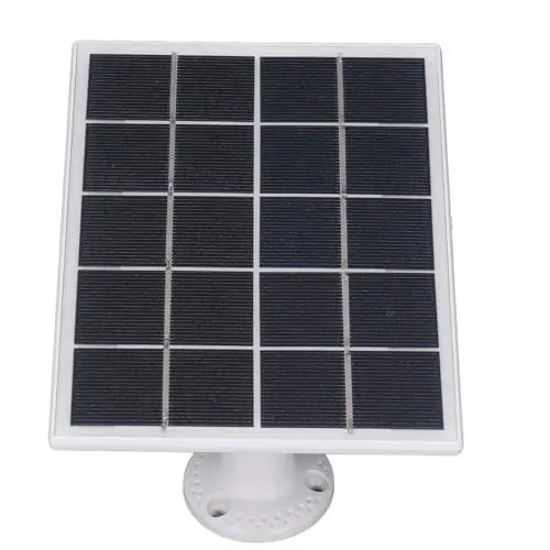 Produktbild: SUNGOOYUE 3 W 5 V Solarpanel, Effizientes Monokristallines Silizium-Kamera-Solarpanel-Ladegerät, Stabile Stromversorgung, Unterstützung für Überwachungs- und Sicherheitskameras (White)