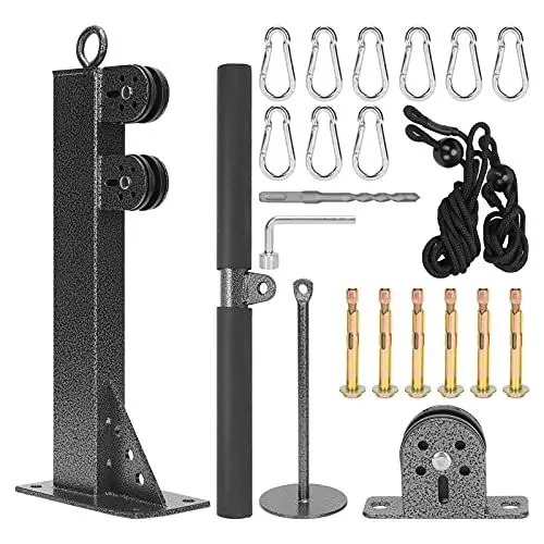 Produktbild: SUNGOOYUE Gewicht Kabelzug System Halterung, Wandhalterung St?nder Kabelzug Befestigungen f¨¹r Arm Krafttraining Gym LAT Pull Down Fitness,Kombinierte Fitnessprodukte
