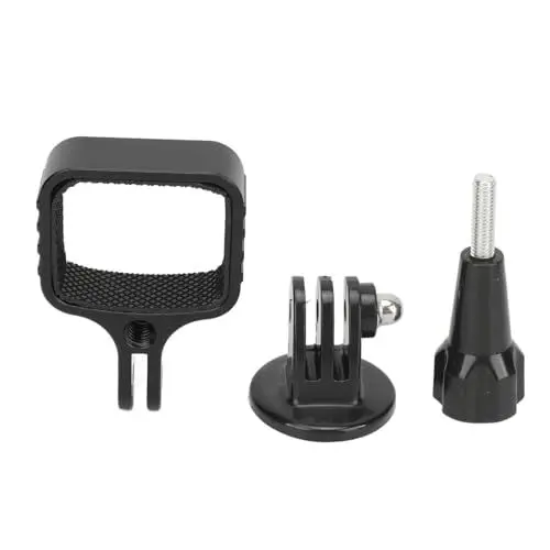 Produktbild: SUNGOOYUE Metalladapter, Aluminiumlegierung Erweiterungsadapter Kopfkamera Feste Rahmenhalterung für Osmo Pocket 3 Action Kamera Zubehör (Black)