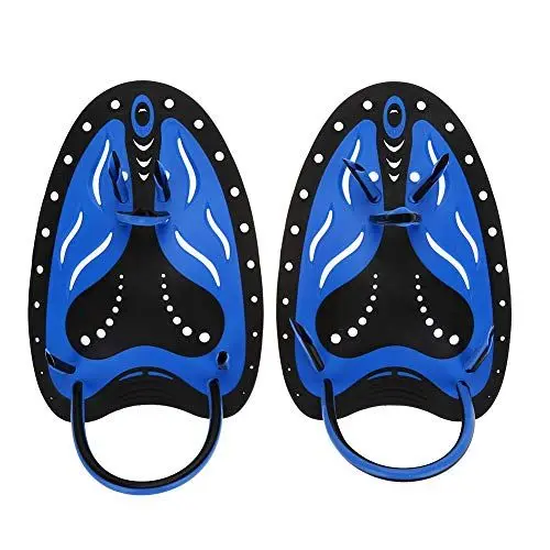 Produktbild: SUNGOOYUE Schwimmpaddel, Schwimmen, Tauchen, Handflossen, Paddel mit Schwimmhäuten, Trainingsflosse, Tauchausrüstung(L-Blau)